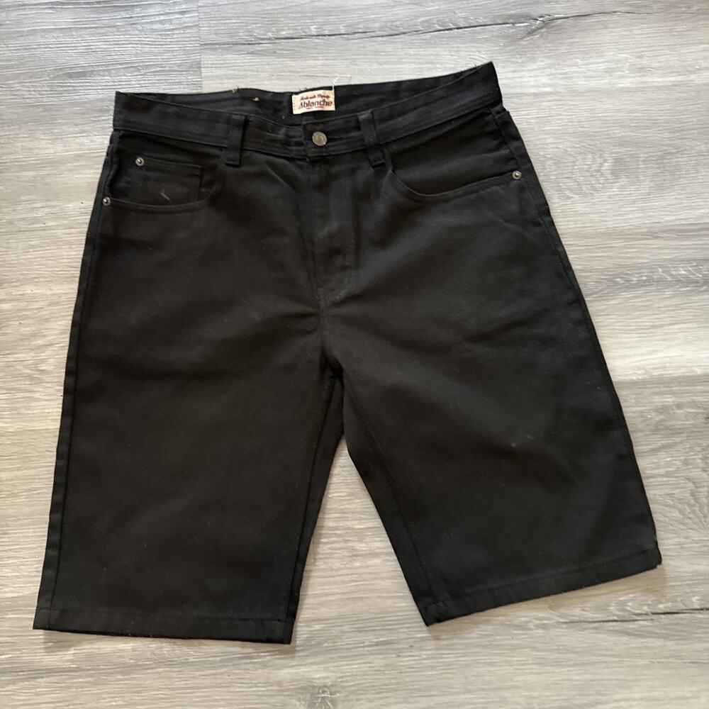 Ablanche Jean Shorts, Black, Size 36
